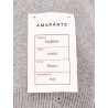 Wool and cashmere sweater with logoed label