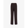 Virgin wool trousers with metal ff details