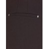 Virgin wool trousers with metal ff details