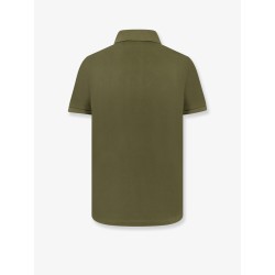 Polo shirt with ff embossed logo