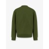 American script cotton blend sweatshirt with embroidered logo