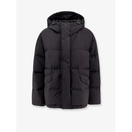 Unisex goose down jacket with hood