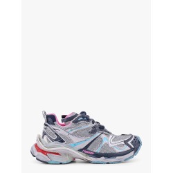 Multicolor nylon and mesh sneakers