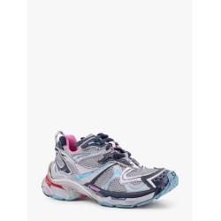 Multicolor nylon and mesh sneakers