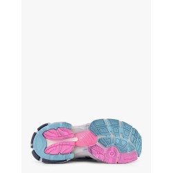 Multicolor nylon and mesh sneakers