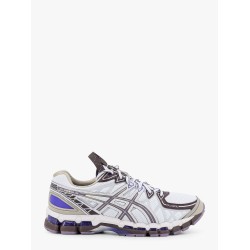 Mesh and leather sneakers