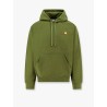 American script cotton blend sweatshirt with embroidered  logo