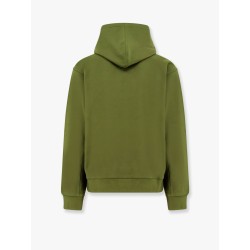 American script cotton blend sweatshirt with embroidered  logo