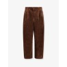 Evan corduroy trouser with logo patch