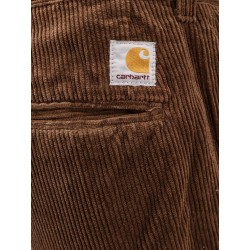 Evan corduroy trouser with logo patch
