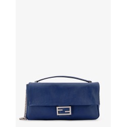 Baguette chain large leather shoulder bag