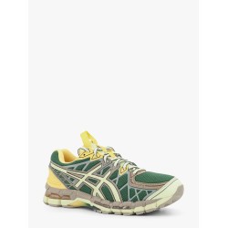 Mesh and leather sneakers