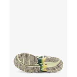 Mesh and leather sneakers
