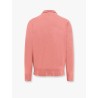 Wool and cashmere sweater with logoed label
