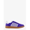 Suede sneakers with leather bands