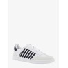 Leather and suede sneakers