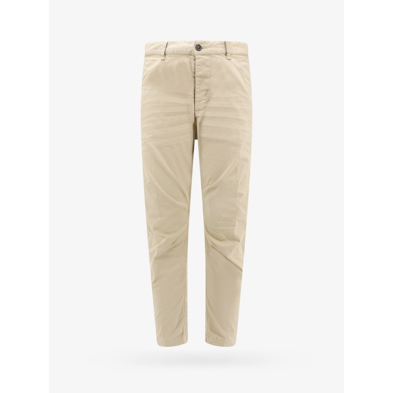 Cotton trouser with back logo patch