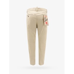 Cotton trouser with back logo patch