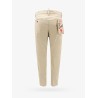 Cotton trouser with back logo patch