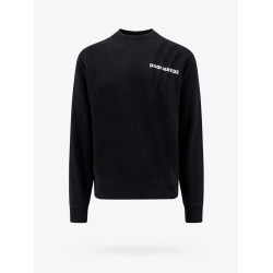 Cotton sweatshirt with dsquared print