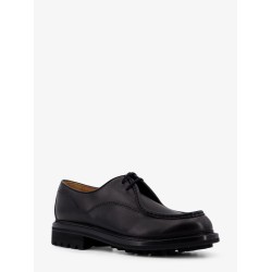 Leather lace-up shoe