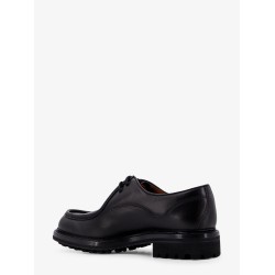 Leather lace-up shoe