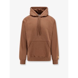 Cotton blend sweatshirt with logo embroidery