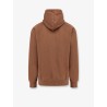 Cotton blend sweatshirt with logo embroidery