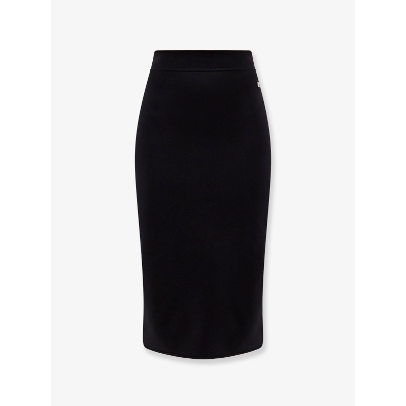 Viscose blend longuette skirt