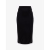Viscose blend longuette skirt
