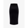 Viscose blend longuette skirt
