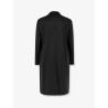 Cashmere coat with satin lining