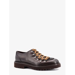 Leather lace-up shoe