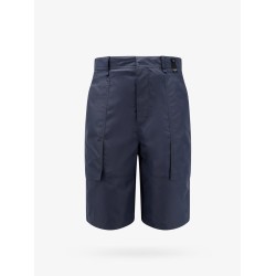 Cotton blend bermuda shorts with ff detail