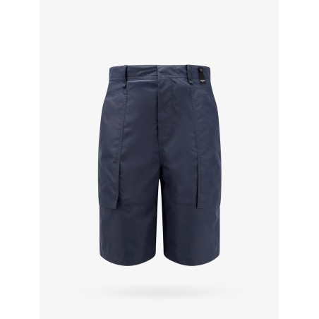 Cotton blend bermuda shorts with ff detail