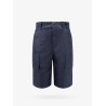 Cotton blend bermuda shorts with ff detail
