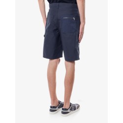 Cotton blend bermuda shorts with ff detail