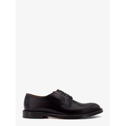 Leather lace-up shoe