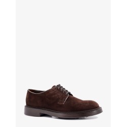 Suede lace-up shoe