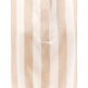 Crop fit pequin silk shirt