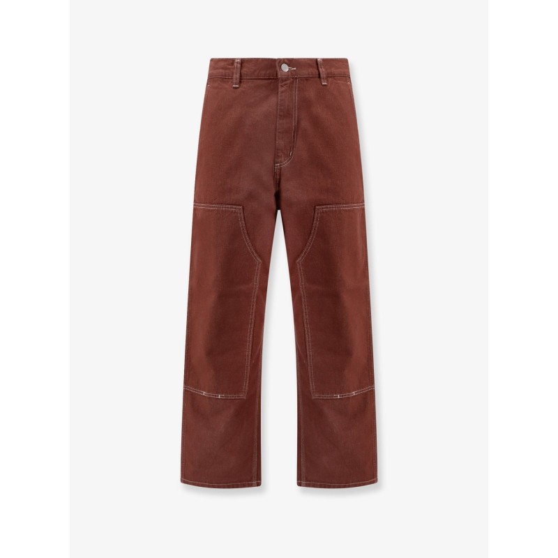 Cotton trouser with stitched profile