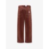 Cotton trouser with stitched profile