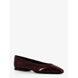 Animalier patent leather ballerinas
