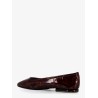 Animalier patent leather ballerinas