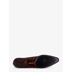 Animalier patent leather ballerinas