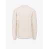 Wool blend braided sweater