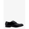 Patent leather lace-up shoe