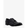 Patent leather lace-up shoe