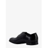 Patent leather lace-up shoe