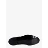 Patent leather lace-up shoe